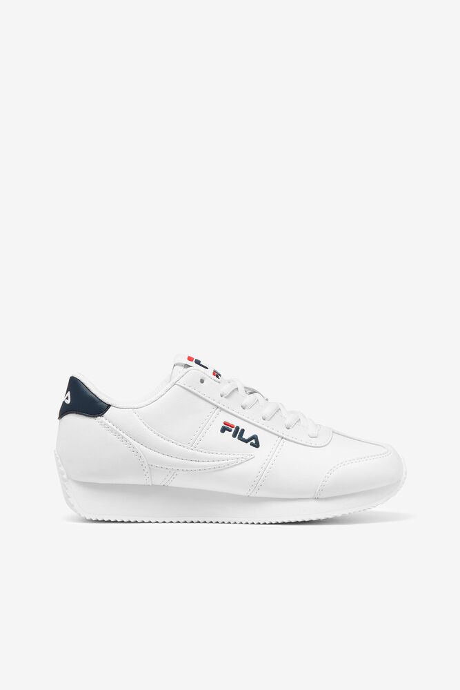 Fila Province White Sneakers Womens - NZ 71350-BNOJ